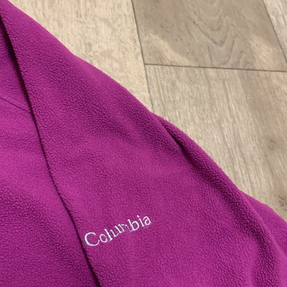 Womens Columbia Quarter Zip Cowl Neck Fleece Shirt Jacket Pullover - Picture 6 of 8